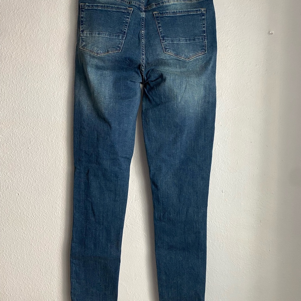 Resfebor Women's Blue Distressed Jeans - Picture 4 of 11